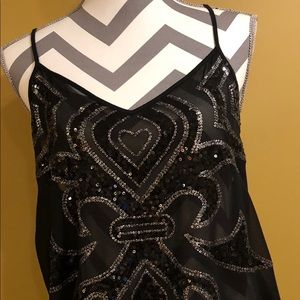 Express Sequin Embellished Cami